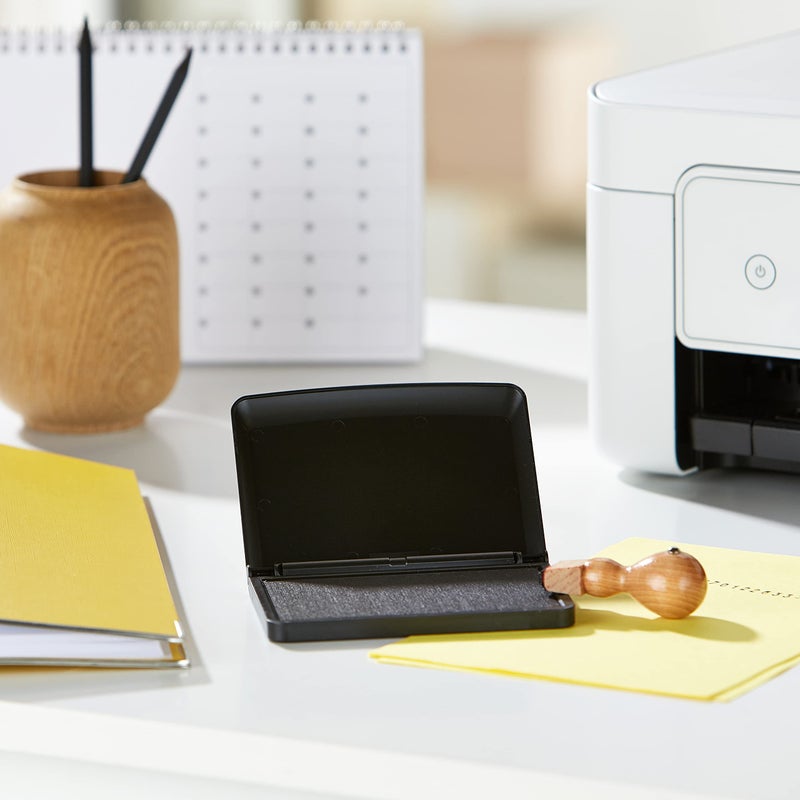 COLOP Micro Felt Pad with 801 Non-Toxic, Water Based Premium Ink (Black, Micro II Felt Pad - 2-3/4 x 4-1/4") - Image 2